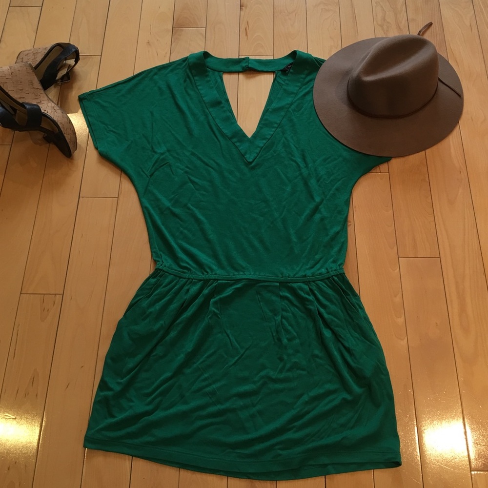 bcbg forest green dress💋 - Picture 3 of 14